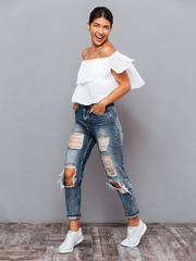 Sassafras Regular Women Blue Jeans