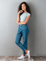 Dressberry Women Dark Blue Jeans