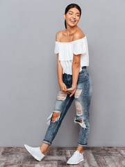 Sassafras Regular Women Blue Jeans
