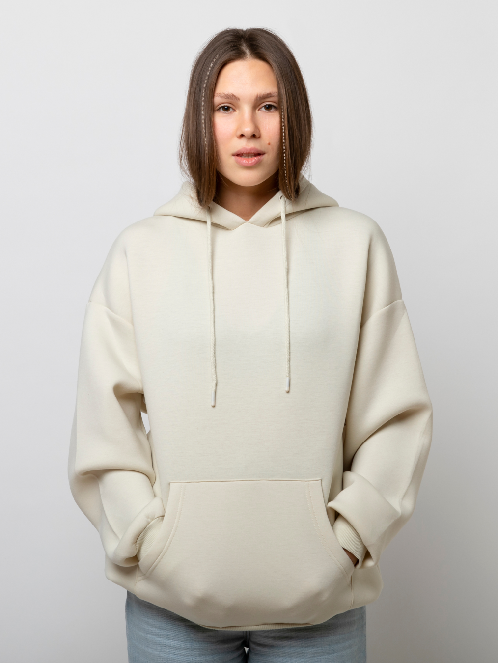 Womens Basic Hoodies With Front Pocket