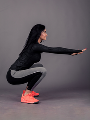 Reebok Women's Regular fit T-Shirt And Hosiery Grey Track Pant