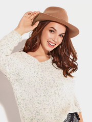 Vim Tree Unisex Wide Brim Felt Fedora Hats